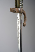 Archived Images\I_numbers\I2001-I2500\I2290.1.03.jpg; I2290.1-2; French 'Chassepot' bayonet; bayonet, sword